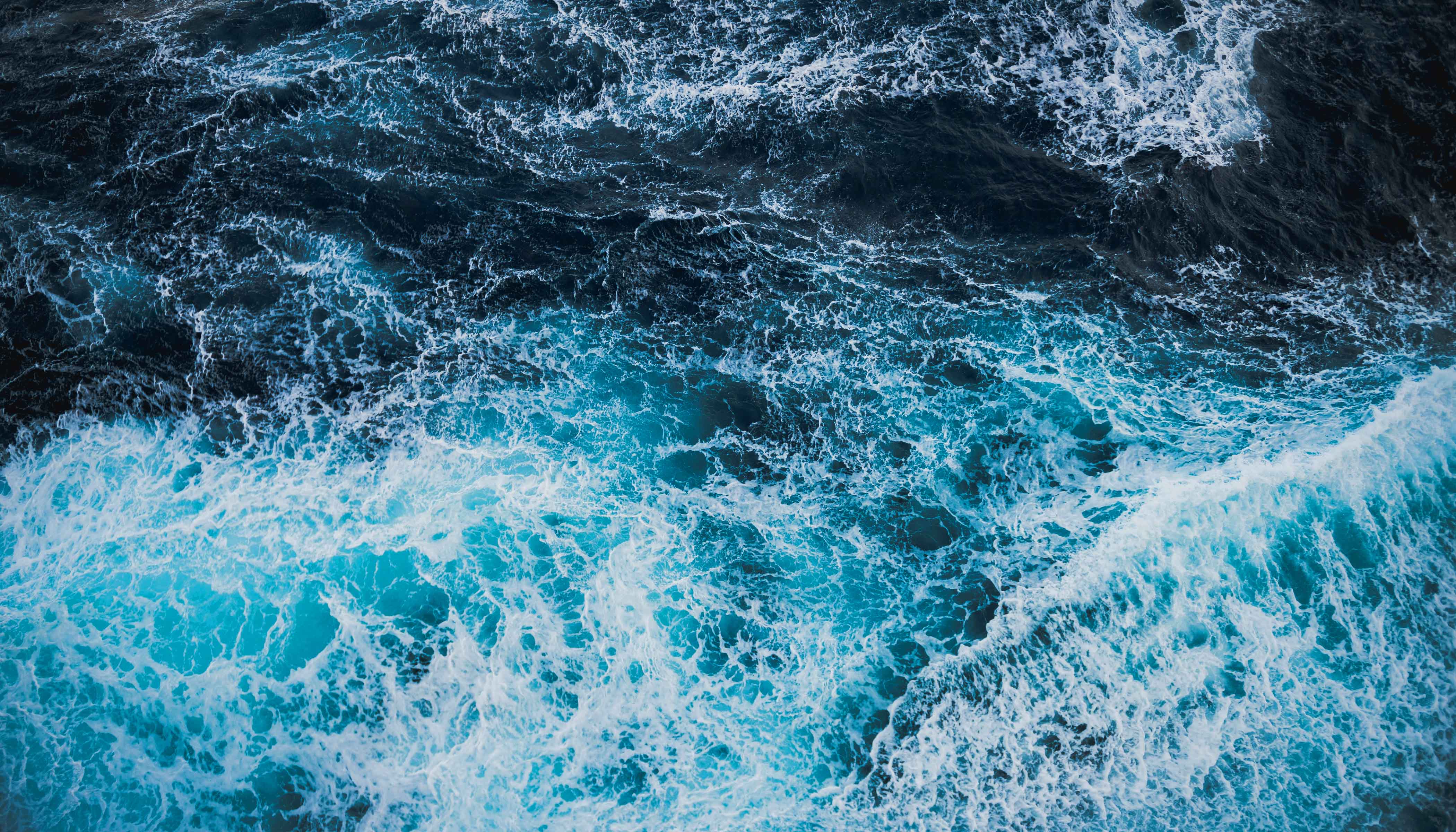 Rough Ocean Water Surface